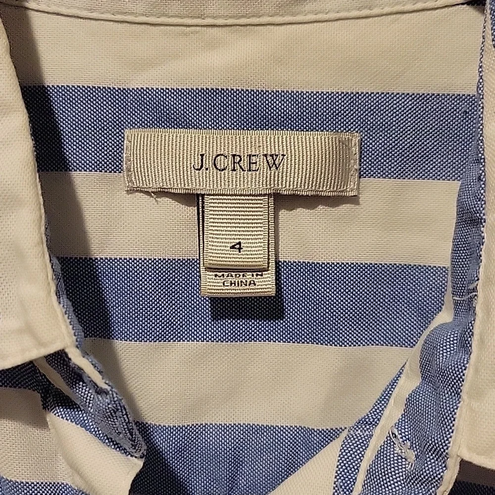 ❤️ J CREW POPOVER CAMP SHIRT / TOP, 4